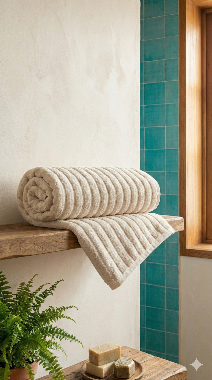 Toalla de baño 70x140cm beige