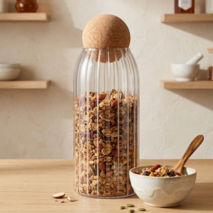 Recipiente para alimentos corcho líneas 950ml