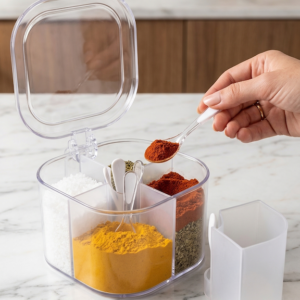 Porta almacenamiento de sazonado