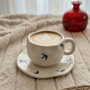 Set de Taza 300ml con Plato Ave