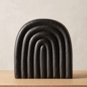 Florero Arco Black M